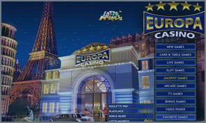 Europa Casino бонусы и акции