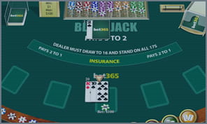 blackjack variants at bet365