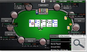 The new pokertracker HUD at the table